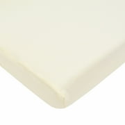 American Baby Company 100% Natural Cotton Fitted Pack and Play Sheet 39 inch x 27 inch