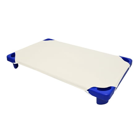 American Baby Company 100% Natural Cotton Percale Cot Sheet for Daycare Standard Size 23" x 51" - Soft & Breathable Cot Sheet for Daycare and Preschool, Cream