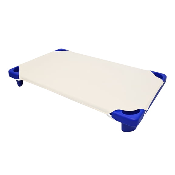 American Baby Company 100% Natural Cotton Percale Cot Sheet for Daycare Standard Size 23" x 51" - Soft & Breathable Cot Sheet for Daycare and Preschool, Cream