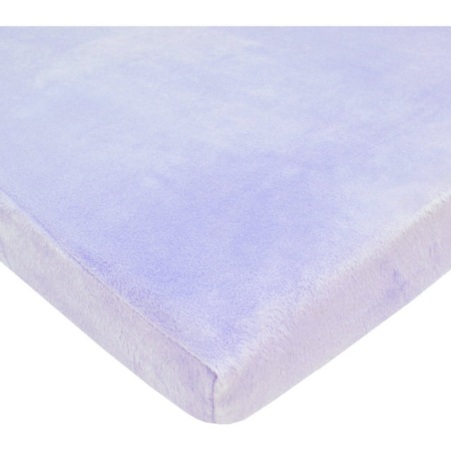 American Baby Co. Soft Polyester Mini Crib Sheet, Lavender Sheen ...