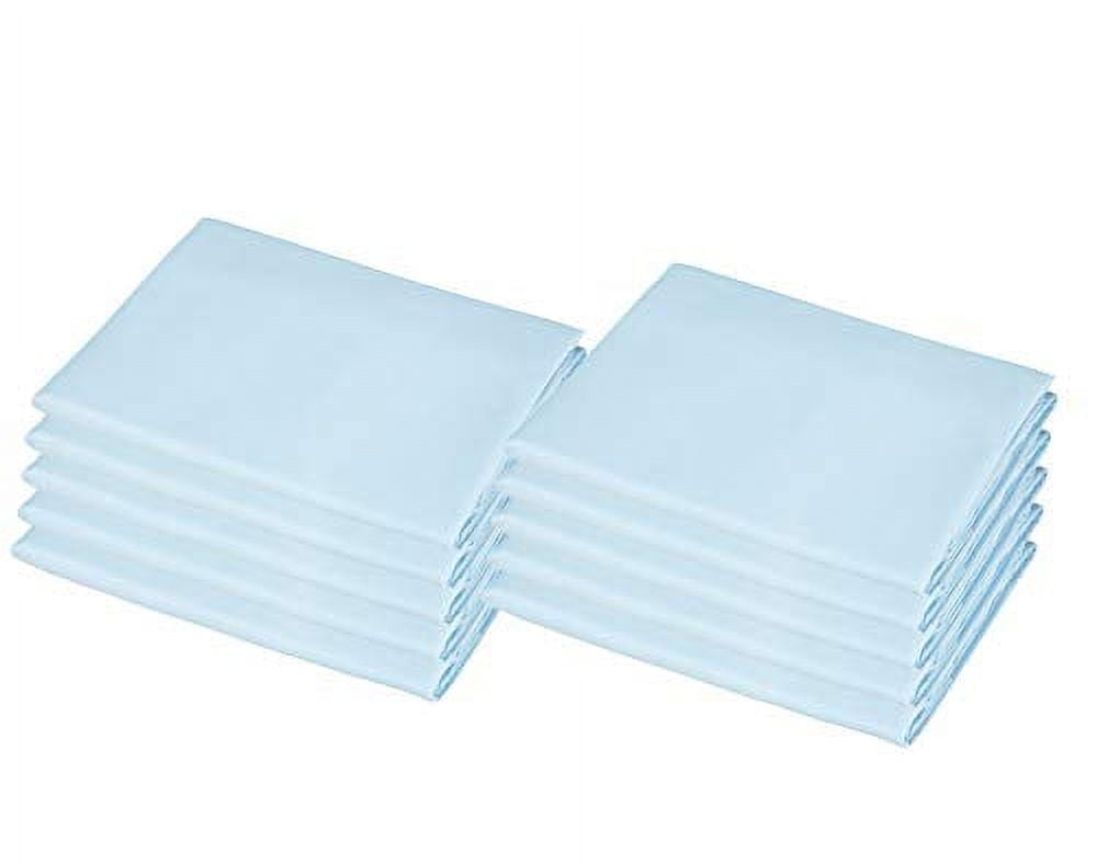 Blue Cotton Percale Baby Boys' 10-Pack Cot Sheets