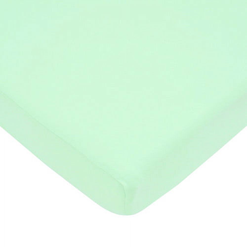 American Baby Company 100% Cotton Jersey Knit Pack N Play Sheet, Mint - image 1 of 3