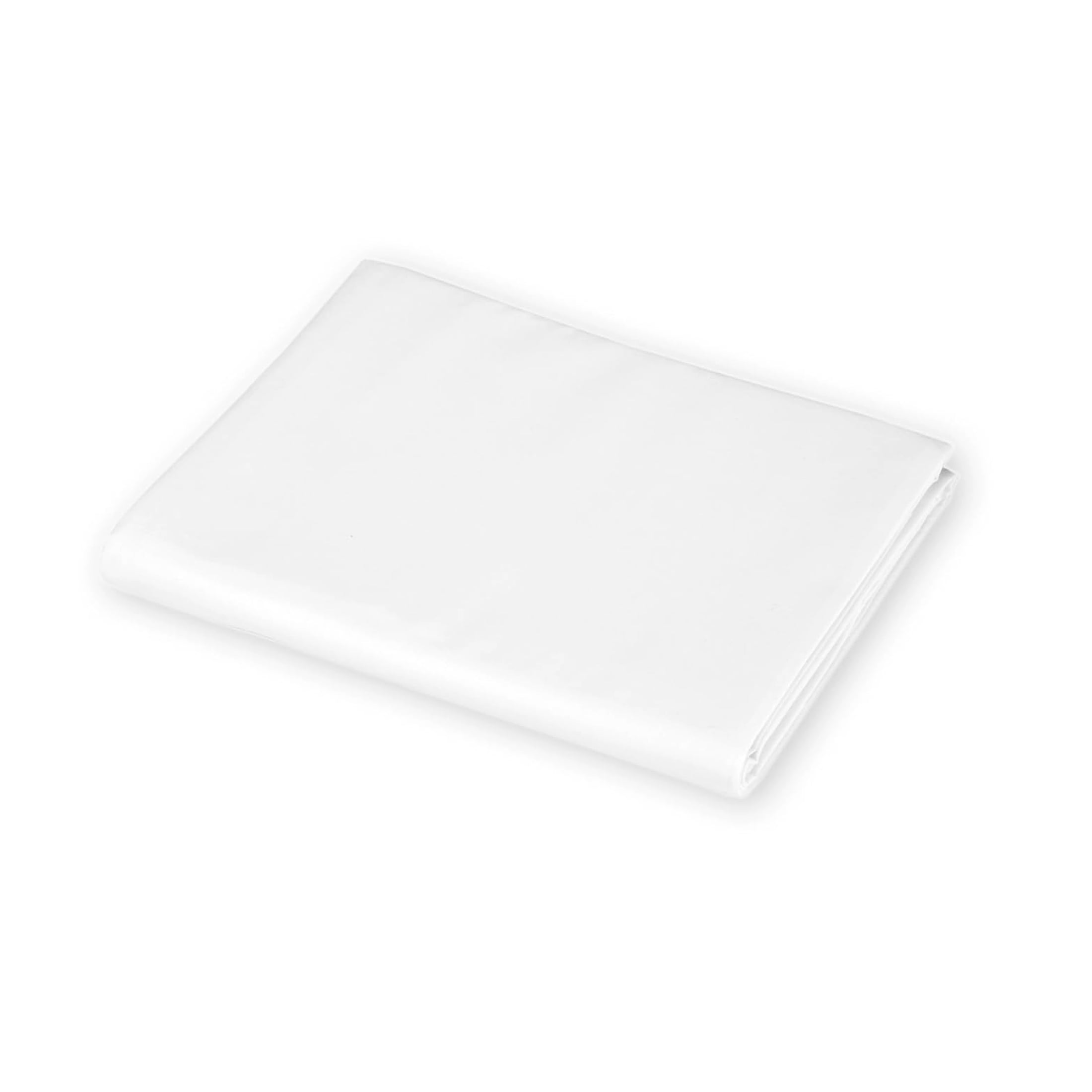 American Baby Company 100% Natural Cotton Percale Cot Sheet for Daycare Standard Size 23" x 51" - Soft & Breathable Cot Sheet for Daycare and Preschool, White