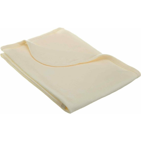 American Baby Company 100% Cotton Thermal Waffle Swaddle Blanket, Soft, Breathable & Stretchy, Cream, 30" x 40" for Boys and Girls, Perfect for Swaddling, Travel and Gifting