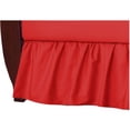 thumbnail image 1 of American Baby Company 100% Natural Cotton Percale Ruffled Crib Skirt, Red, Soft Breathable, for Boys and Girls, 1 of 2