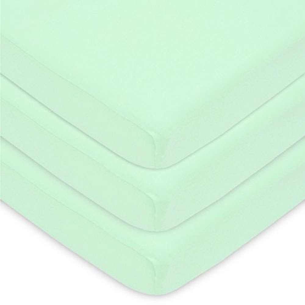 Housse De Couffin 100% Coton Jersey American Baby Company – Dimensions 38x84 Cm, Couleur Céleri, Lavable Machine, Douce Pour Bébé
