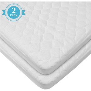 American Baby Company 2-Pack Mini Crib Mattress Protector