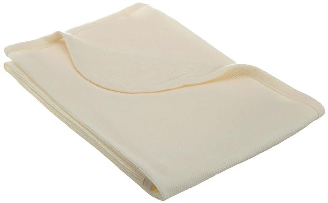Soft Off-White Cotton Thermal Baby Swaddle Blanket