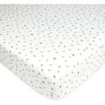 thumbnail image 1 of American Baby Company Fitted Crib Sheet 28" x 52", Soft Breathable Neutral 100% Cotton Jersey Sheet, Triangles, for Boys and Girls, Fits Crib and Toddler Bed mattresses, 1 of 9