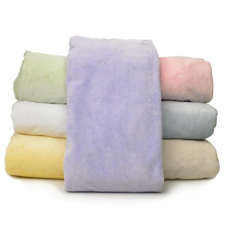 American Baby Company Heavenly Soft Chenille Fitted Contoured Changing Pad Cover, Maize, for Boys and Girls