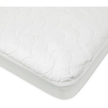 American Baby Company Solid Mattress Pads, Portable Crib, Deep Pocket Easy Clean Washable Waterproof