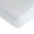 thumbnail image 1 of American Baby Company TL Care 100% Natural Cotton Fitted Mini Crib Sheet 38" x 24" - Soft & Breathable Small Nesting Portable Crib Sheet, Fits Pack N Play Mattresses, White, for Boys & Girls, 1 of 5