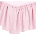 thumbnail image 1 of American Baby Company Ultra Soft Microfiber Ruffled Porta/Mini-Crib Skirt, Blush Pink, for Girls, 1 of 3