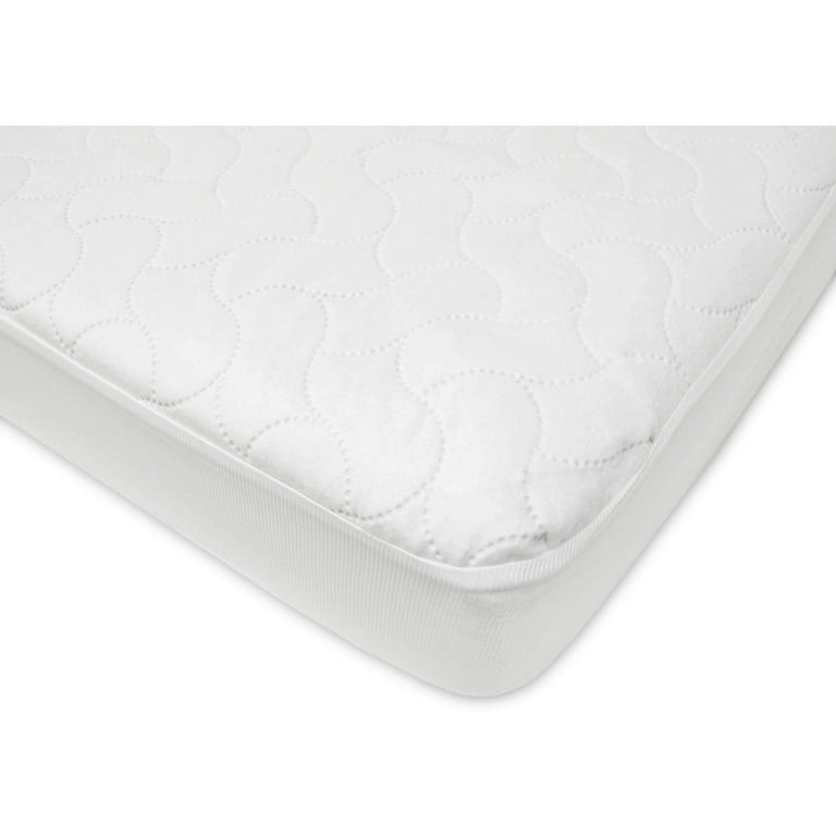 Waterproof Crib Mattress Protector Pad - Quilted, Fitted Baby Mattress Cover  28x52  - Mattress Pads & Protectors, Facebook Marketplace