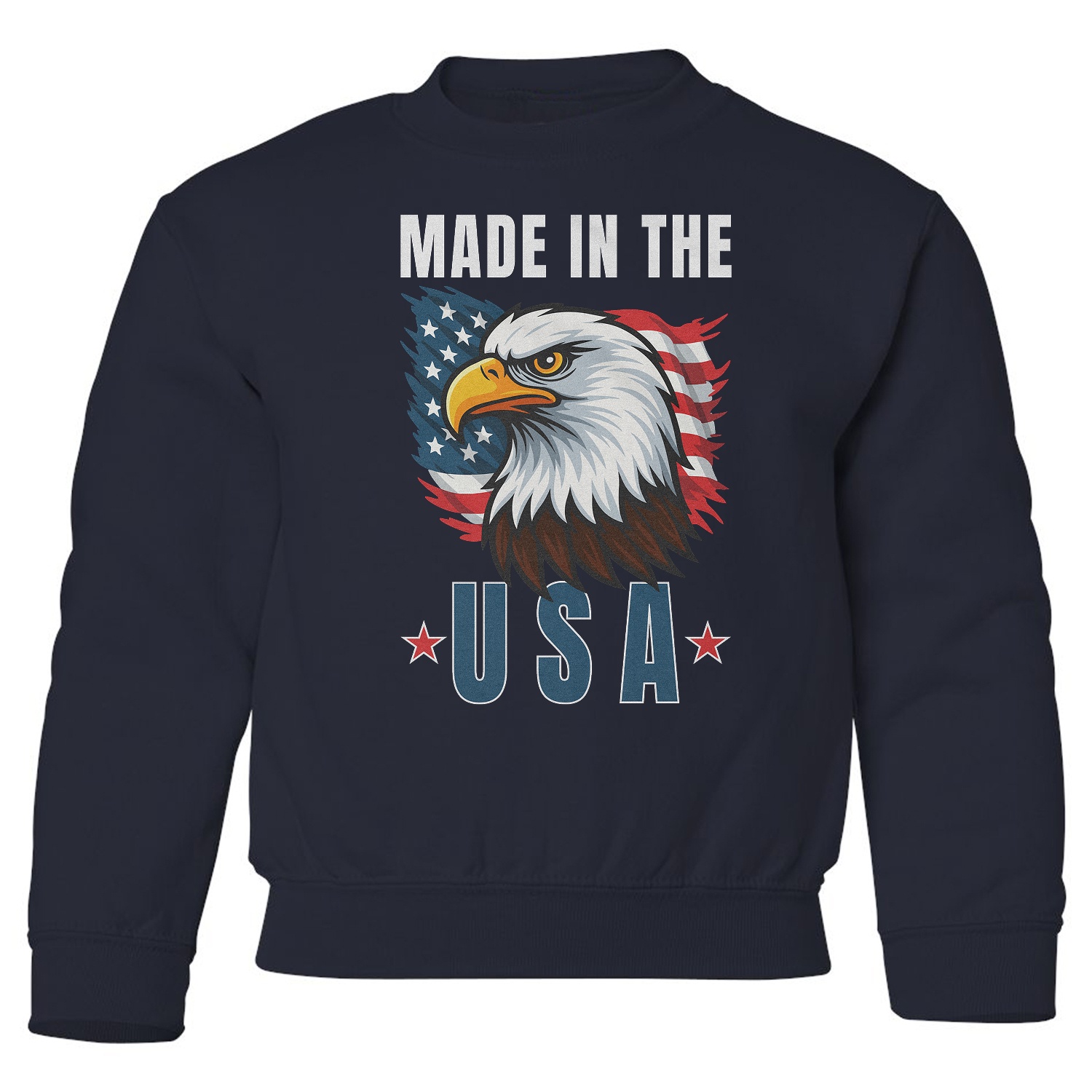 USA Eagle Sweatshirt — Patriotic American Flag Crewneck main image 1