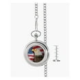 thumbnail image 1 of American Bald Eagle Colorized JFK Half Dollar Silver Toned Pocket Watch, 1 of 4