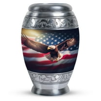 American Bald Eagle Cremation Urn Human Ashes - Cremation Urns For Men - Funeral Urns For Adult Ashes Men - Large Urns For Human Ashes Adult Male - Cremation Urns For Adult Ashes Women (Size -10inch)
