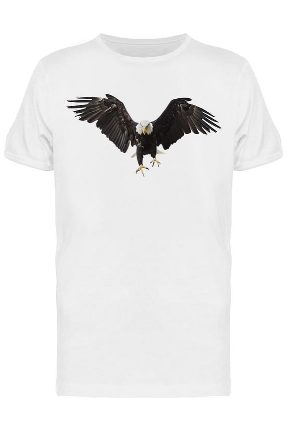 American Bald Eagle: In Flight T-Shirt Men -Image by Shutterstock, Male Small