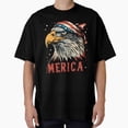 American Bald Eagle Patriotic Bandana T-Shirt, Gift For Patriotic ...