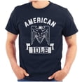 thumbnail image 1 of American Idle Bald Eagle Patriotic Men's Graphic T Shirt Tees Brisco Brands M, 1 of 6