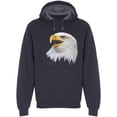 thumbnail image 1 of American Bald Eagle Portrait Hoodie Men -Image by Shutterstock, Male XX-Large, 1 of 2