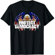American Bald Eagle Protect Democracy T-Shirt