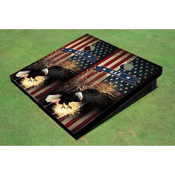 American Bald Eagle Themed Cornhole Board set