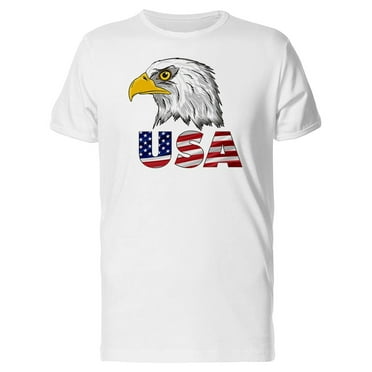 American Bald Eagle Usa Symbol T-Shirt Men -Image by Shutterstock, Male XX-Large