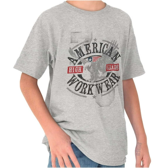 American Bald Eagles Americana Crewneck T Shirts Boy Girl Teen Brisco Brands M