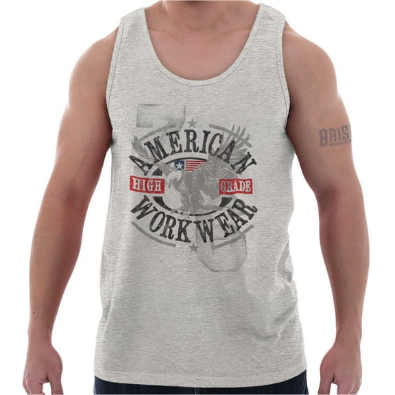 American Bald Eagles Americana Plus Size Graphic Tank Top Brisco Brands 2X