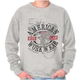 thumbnail image 1 of American Bald Eagles Americana Unisex Plus Fleece Graphic Sweatshirt Brisco Brands 2X, 1 of 6