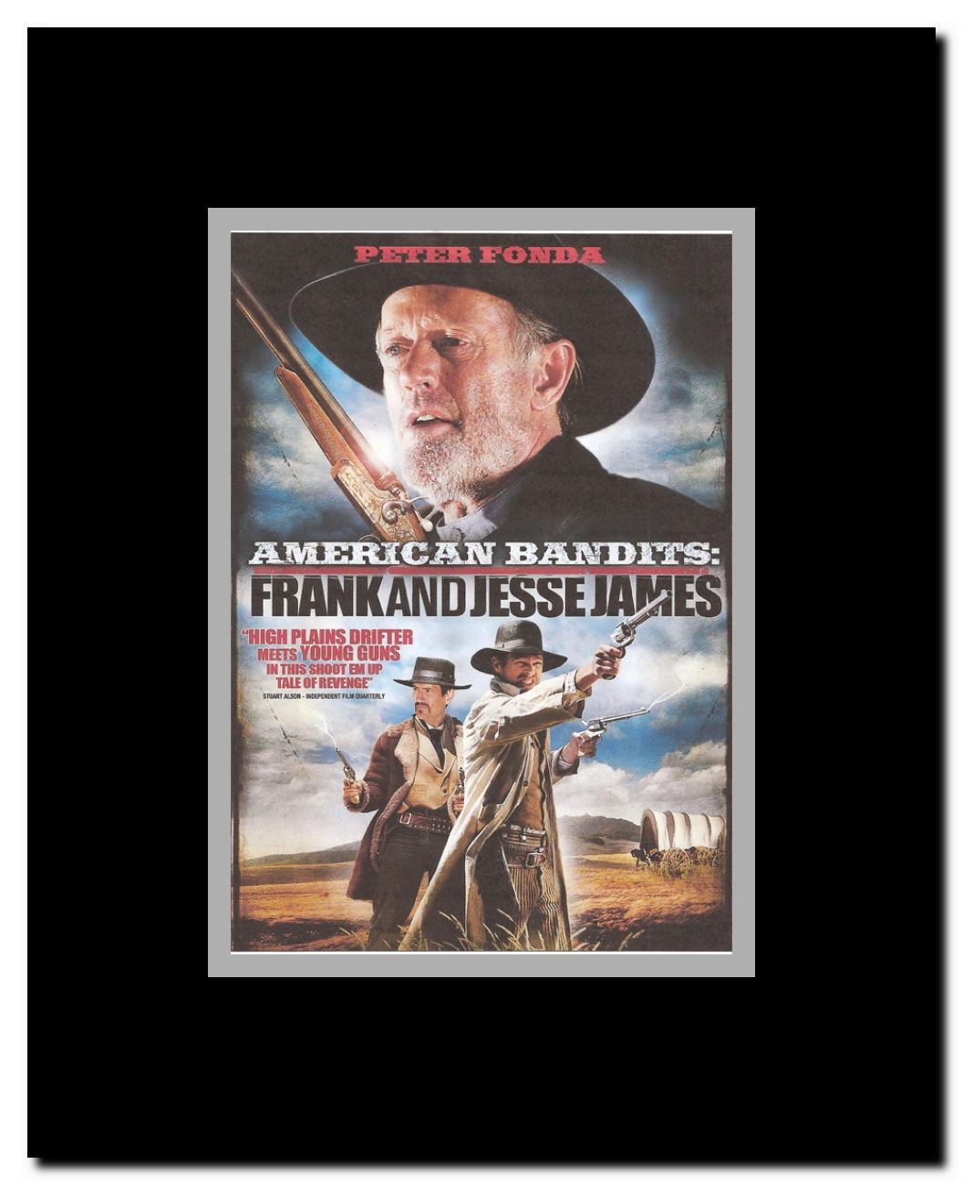 American Bandits: Frank and Jesse James Framed Movie Poster