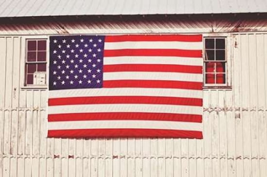 American Barn Canvas Art - Gail Peck (24X36)