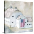thumbnail image 1 of Art.com American Barn Stretched Canvas Print Wall Art by Kimberly Allen, 30" x 30", 1 of 4