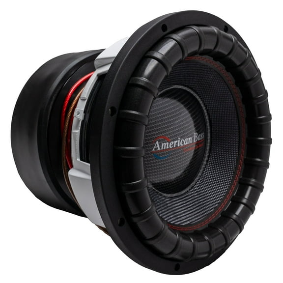American Bass  12 in. Woofer 5000W RMS & 10000W Max Dual 2 Ohm Voice Coils, Black