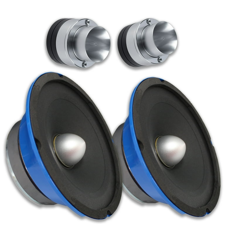 American Bass Car Audio 2x Midrange Speakers SQ-6B Bullet