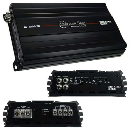 American Bass 2CH Amplifier 1240 Watts RMS