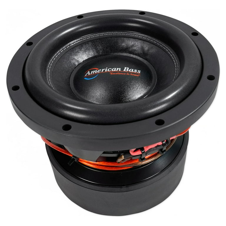 American Bass HD10D2 HD 10 4000w Competition Car Subwoofer 300Oz Magnet,  3 VC