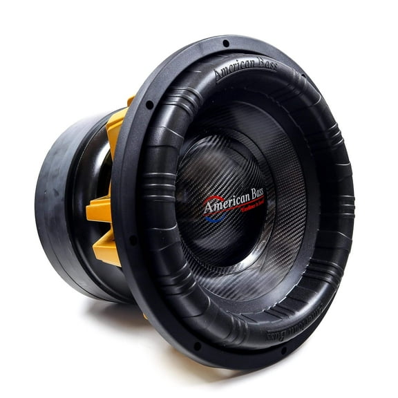 American Bass KING12D1 12" 1-Ohm Dual Voice Coil Subwoofer