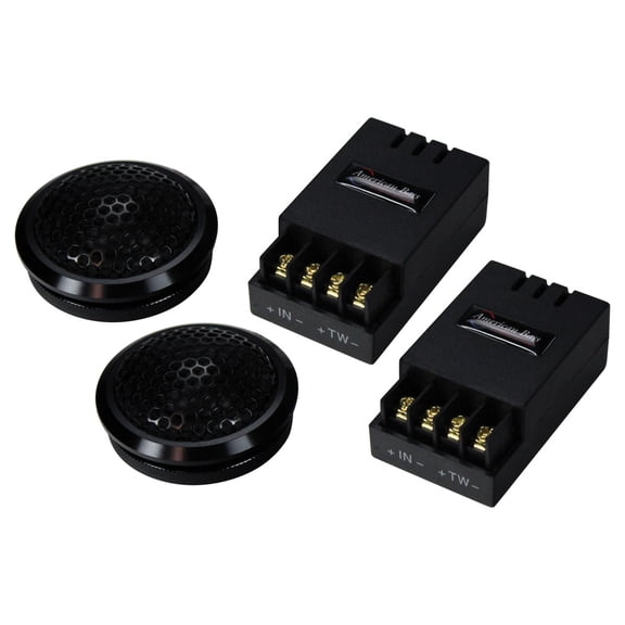 American Bass SYMP25 28 mm 150 watt Max Symphony Tweeter with Outboard Crossovers