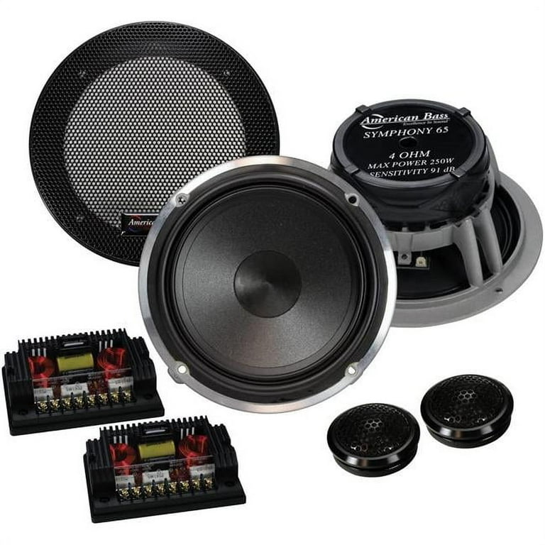 American Bass SYMPHONY Coax Full Range Speakers Set