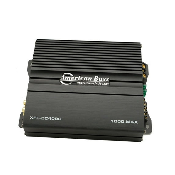 AMERICAN BASS XFL DC-4090 1000W MAX 4-CHANNEL CLASS-D FULL-RANGE CAR AMPLIFIER