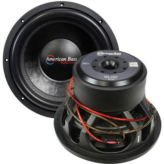 American Bass XFL1222 12 in. 2000 watt Max Woofer - 2 Ohm DVC