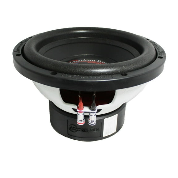 American Bass XO-1044 10" Car Audio Subwoofer, 600W, 4 Ohm, White
