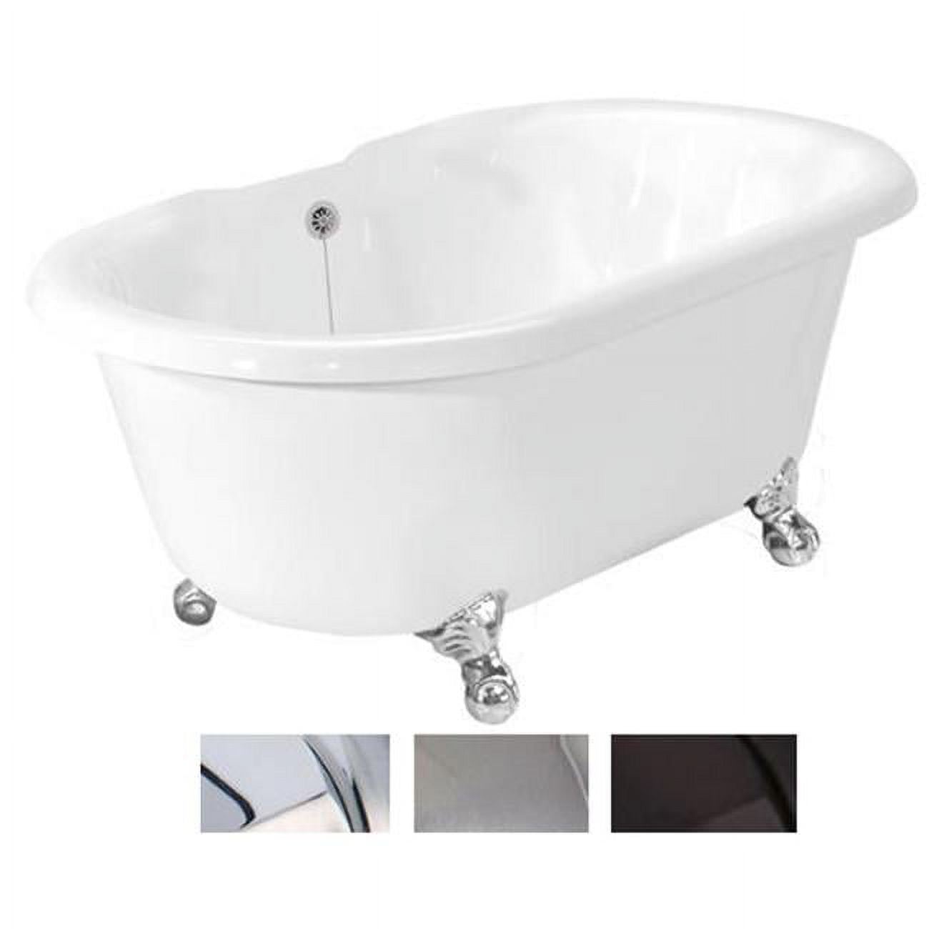 American Bath Factory Celine Bathtub White 70in.L x 32in.W x 23 1