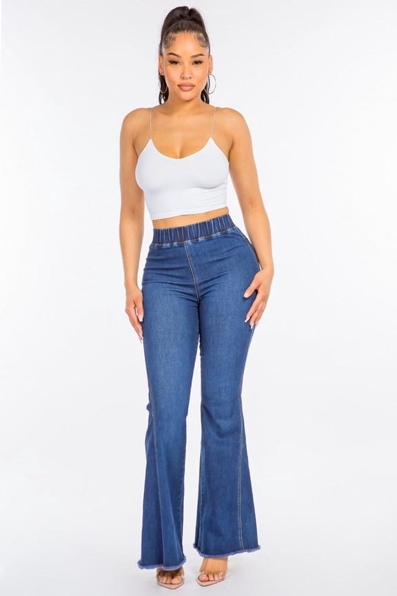 American Bazi High Waist Curvy Flare Jeans
