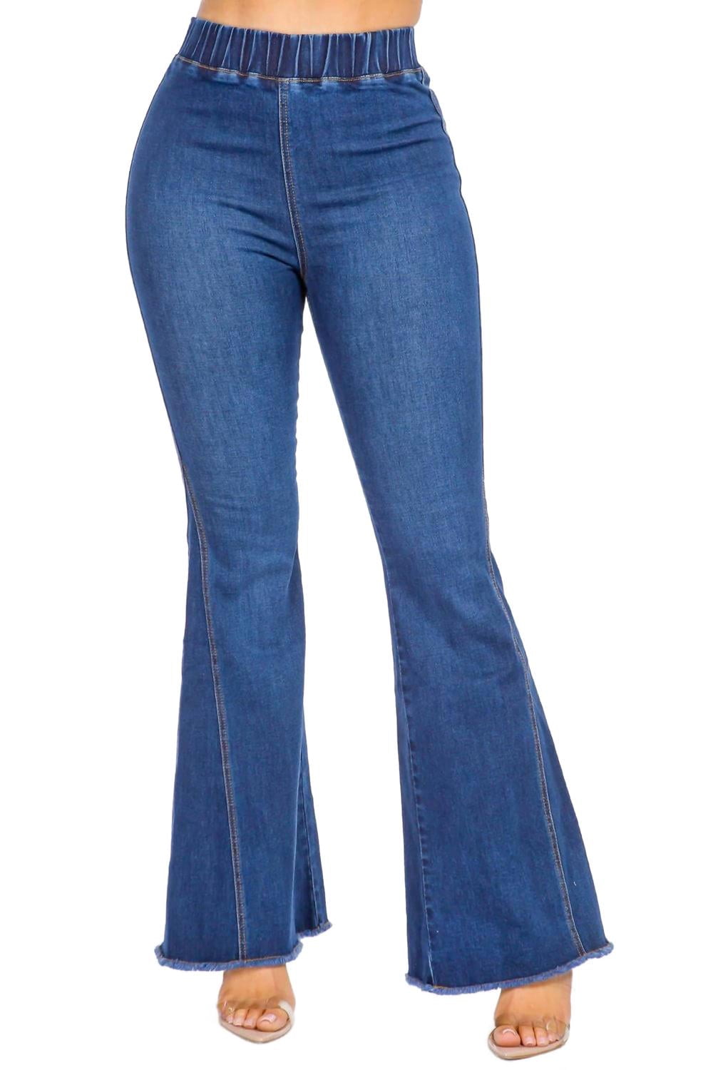 American Bazi High Waist Distressed Cropped Straight Jeans