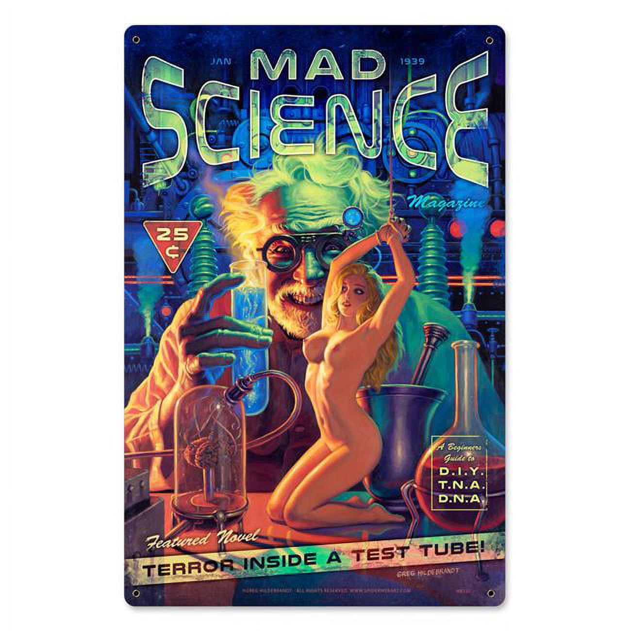 American Beauties by Greg Hildebrandt 12 x 18 in. Mad Science