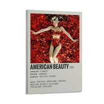 American Beauty (1999) Poster Canvas Wall Art Print For Room Aesthetic And Decor Poster For Bedroom Living Room Bathroom Kitchen Office Decor