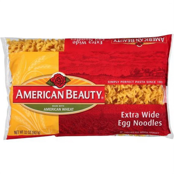 American Beauty Extra Wide Egg Noodles (Pack of 8)